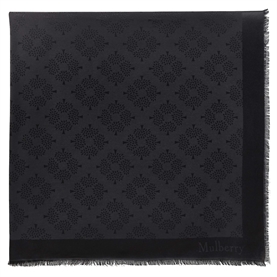 Mulberry Tree Square Tørklæde, Black